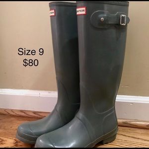 Gray Hunter Boots
